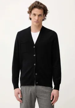 Marc O'Polo cardigan din lana culoarea negru, 529506361042 imagine