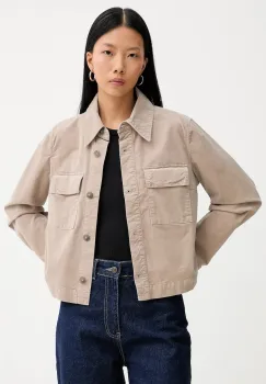 Marc O'Polo geaca culoarea bej, de tranzitie, 511096874007 imagine