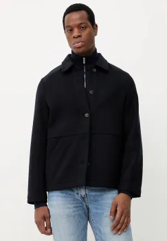 Marc O'Polo haina cu lana culoarea bleumarin, 5000006852 imagine