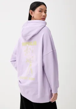 Marc O'Polo hanorac de bumbac culoarea violet, cu gluga, uni, 5000009351 imagine