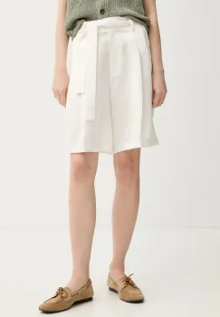 Marc O'Polo pantaloni scurti de dama cu lyocell imagine