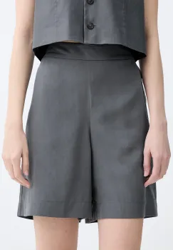 Marc O'Polo pantaloni scurti pentru femei, cu amestec de in imagine