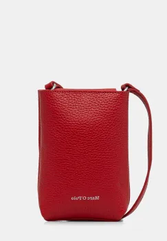 Marc O'Polo poseta de piele culoarea rosu, 5000009285 imagine