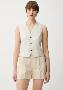 Marc O'Polo vesta de in culoarea bej, un singur rand de nasturi, 504095281007 imagine