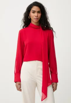 Marella bluza MLTCRESTA culoarea rosu, uni, 2613111053200 imagine