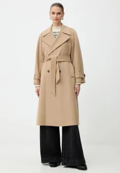 Marella palton de lana culoarea maro, 2523016071200 imagine