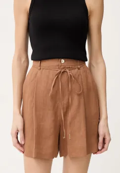 Marella pantaloni scurti din in ZANNATA imagine