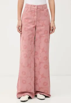 Marimekko blugi wide leg pentru femei imagine