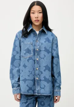 Marimekko camasa pentru femei, din denim imagine