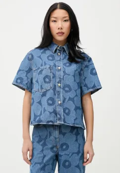 Marimekko camasa pentru femei, din denim imagine
