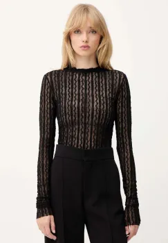 MAX&Co. bluza culoarea negru, uni, 2526946013200 imagine