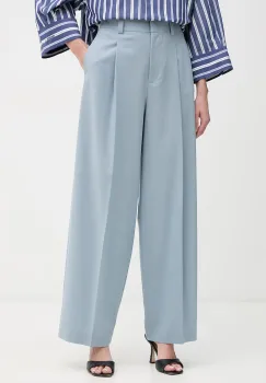 Max&Co. pantaloni de costum pentru femei, cu lana MCOFONTE imagine
