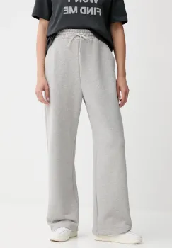 MAX&Co. pantaloni de trening din bumbac culoarea gri, uni, 2528786012200 imagine