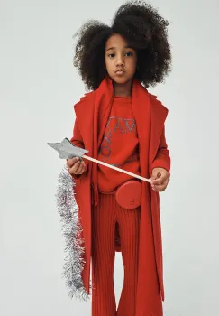 MAX&Co. pulover de lana pentru copii MAXK21F KNITWEAR culoarea rosu, MX0233 imagine