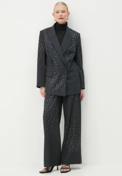 MAX&Co. sacou culoarea gri, cu doua randuri de nasturi, 2426046015200 imagine