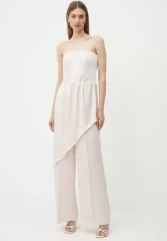 MAX&Co. salopeta culoarea bej, cold shoulder, 2416241024200 imagine