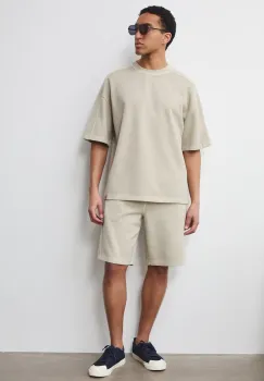 Medicine pantaloni scurti de trening pentru barbati, din bumbac imagine