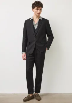 Medicine sacou cu un singur rand de nasturi barbatesc din in imagine