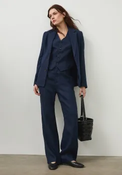 Medicine sacou cu un singur rand de nasturi pentru femei, din in imagine