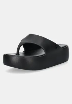 Melissa papuci MELISSA FREE PLATFORM THONG AD femei, culoarea negru, cu platforma, M 36088 BE886 imagine