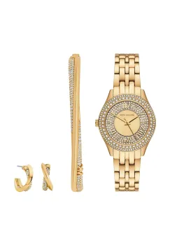 Michael Kors ceas culoarea auriu, MK4974SET imagine