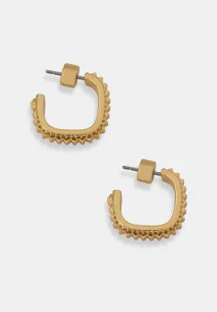 Michael Kors cercei pentru femei placati cu aur cu zirconiu cubic imagine