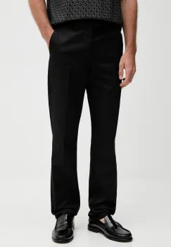 Michael Kors pantaloni culoarea negru, cu fason chinos, CT53054HVS imagine