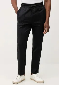 Michael Kors pantaloni de trening culoarea negru, cu imprimeu, CR652DG7ZP imagine