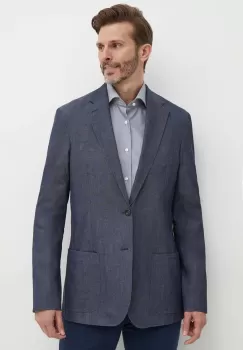 Michael Kors sacou barbati, culoarea albastru marin imagine