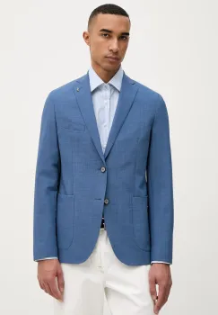 Michael Kors vesta cu un singur rand de nasturi pentru barbati cu lana imagine