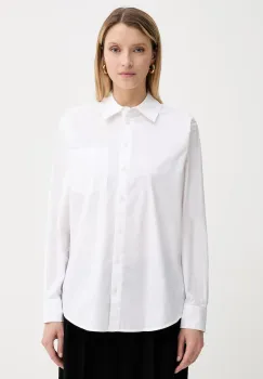 MICHAEL Michael Kors camasa culoarea alb, cu guler clasic, regular, MT540TYF4C imagine