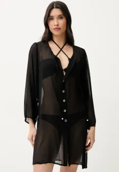 MICHAEL Michael Kors camasa culoarea negru, regular, MM2R791 imagine