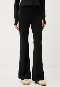 MICHAEL Michael Kors pantaloni culoarea negru, evazati, high waist, MF530W51RE imagine