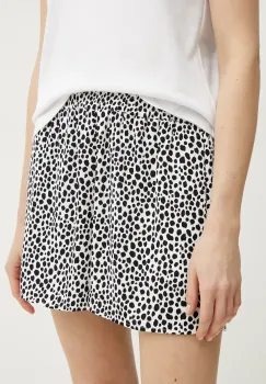 MICHAEL Michael Kors pantaloni scurti femei, culoarea alb, modelator, high waist, MR530MKGS6 imagine