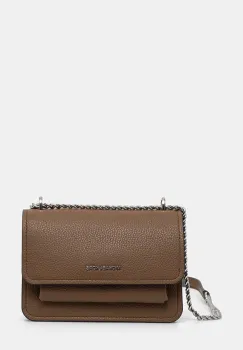 MICHAEL Michael Kors poseta de piele culoarea maro, 32T4SC7C1T imagine