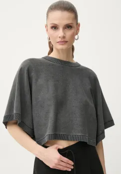 MICHAEL Michael Kors tricou din bumbac femei, culoarea gri, MS56160HMS imagine