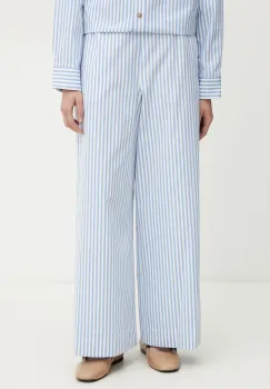 MM pantaloni de bumbac femei, lat, high waist, 2516131028600 imagine