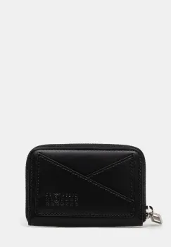 MM6 Maison Margiela portofel de piele femei, culoarea negru, SA6UI0016.P7183 imagine