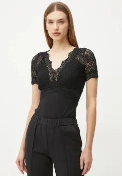 Morgan body DANAEL femei, culoarea negru, neted, DANAEL imagine