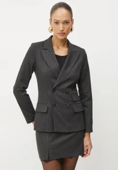 Morgan sacou VTALI.F culoarea gri, cu doua randuri de nasturi, modelator, VTALI.F imagine