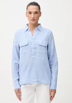 Mos Mosh bluza tip camasa de dama din in imagine