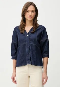 Mos Mosh camasa jeans Bari imagine