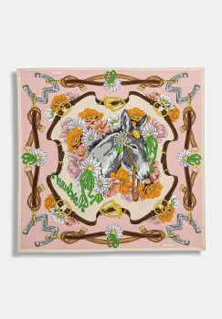 Moschino esarfa de matase imagine