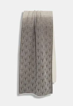 Moschino esarfa din amestec de in imagine