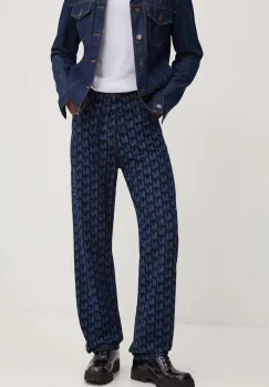 MSGM jeansi barbati 3740MP233X.247567 imagine