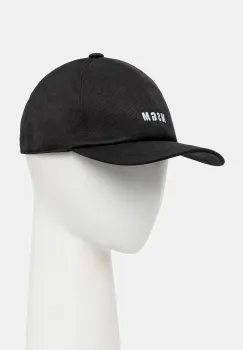 MSGM sapca de baseball din bumbac culoarea negru, 3940ML02.257580 imagine