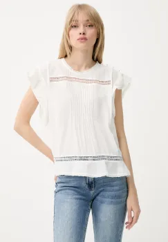 MUNTHE bluza USALINA culoarea alb, uni, 255101925521 imagine