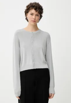 MUNTHE cardigan PARLI culoarea gri, light, 252161125275 imagine