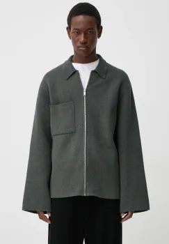 Nanushka geaca BELMER barbati, culoarea gri, de tranzitie, NM24PFSW00194 imagine