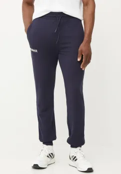 Napapijri pantaloni de trening din bumbac M-Gori barbati, culoarea albastru marin, cu imprimeu, NP0A4IDS1761 imagine
